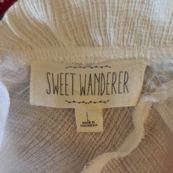 Sweet Wanderer White Ruffled Mini Dress - Picture 3 of 5